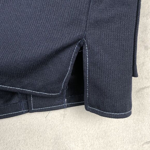 VTG MONTGOMERY WARD Jacket Sz L (42") Blue Pointy Collar USA 70s Pockets Button - Picture 16 of 16